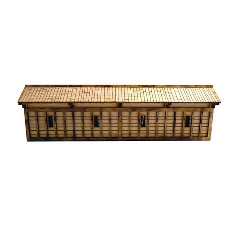 

Wood Scene The Warring States Period of Japan 1:56 Long Straight Wall