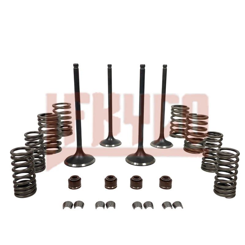 Motorcycle Engine Part for Honda TRX400EX TRX400X XR400R 400EX 400X 2x4 1996-2014 Intake Exhaust Valves Stem Oil Seal Spring Kit