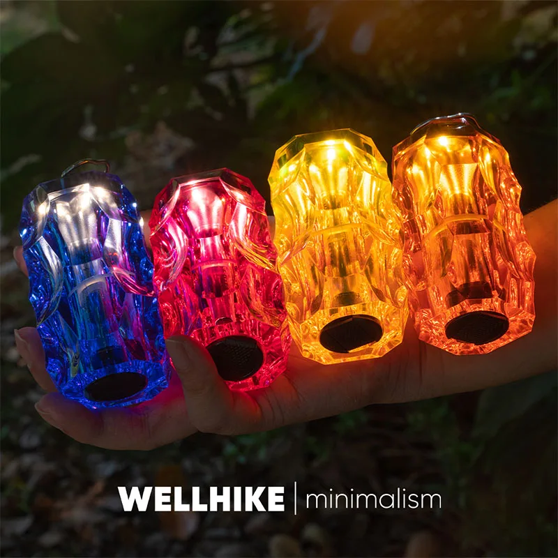 WELLHIKE Camping Linglong Lampshade Fit Goalzero Universal Accessory Gear Ambiance High Transparency Lamp Crystal Lampshade