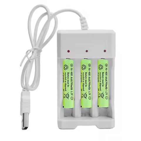 Universal USB charger Output 3 Slot Battery Charger Adapter For AA / AAA Battery Rechargeable Charge Battery Charging Tools