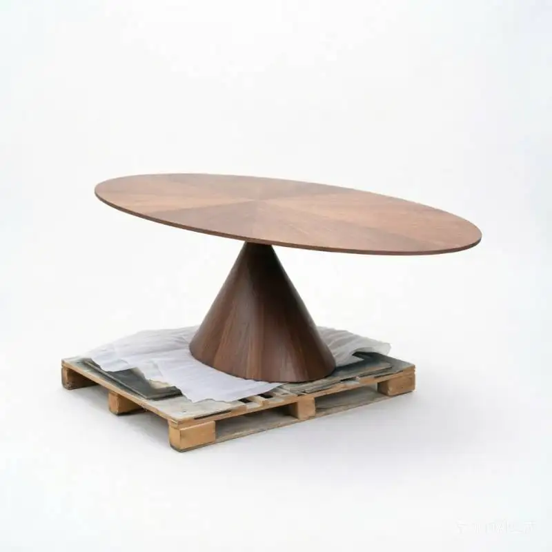 Modern Design Luxury Dining Table Style Minimalist Walnut Restaurant Dining Table Nordic Solid Wood Mesa De Comedor Furniture