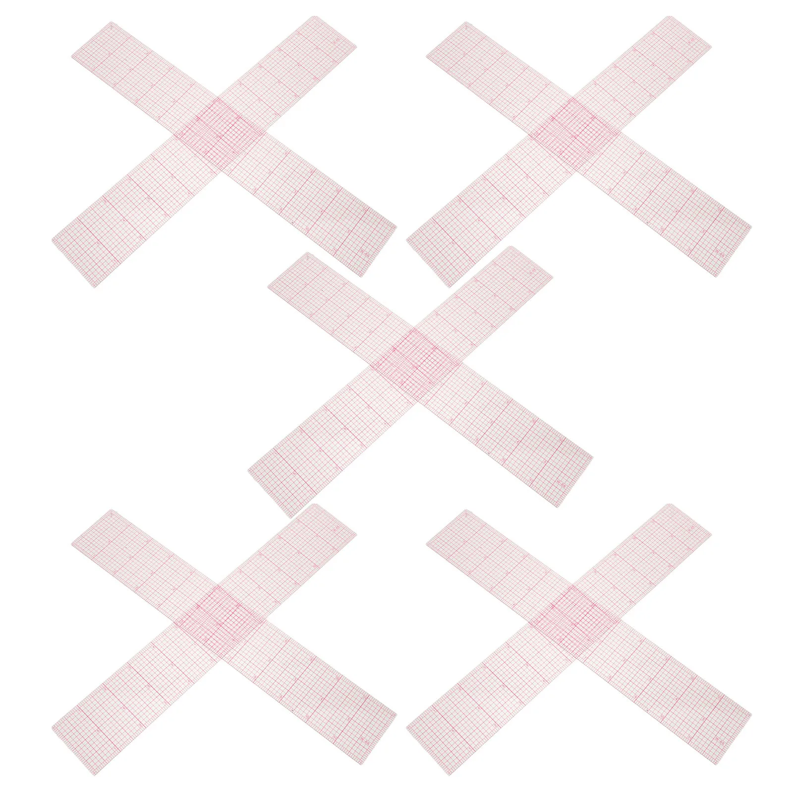 10 قطعة من مساطر صنع الملابس المرنة الواضحة أدوات قياس الخياطة البلاستيكية الناعمة 12 بوصة نمط صياغة خليط اللحف