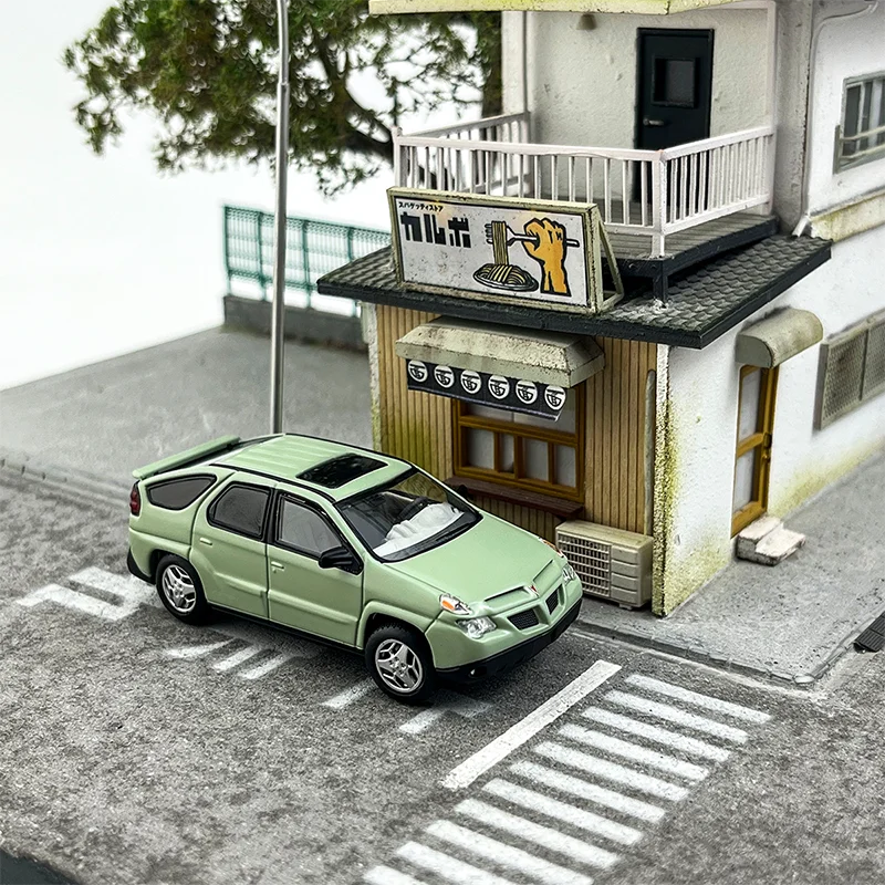 GOC 1:64 Pontiac Aztek Desperado North 한정판 합금 자동차 모델 TV 시리즈 팬을위한 소장품 Railed Motor Cars Toy