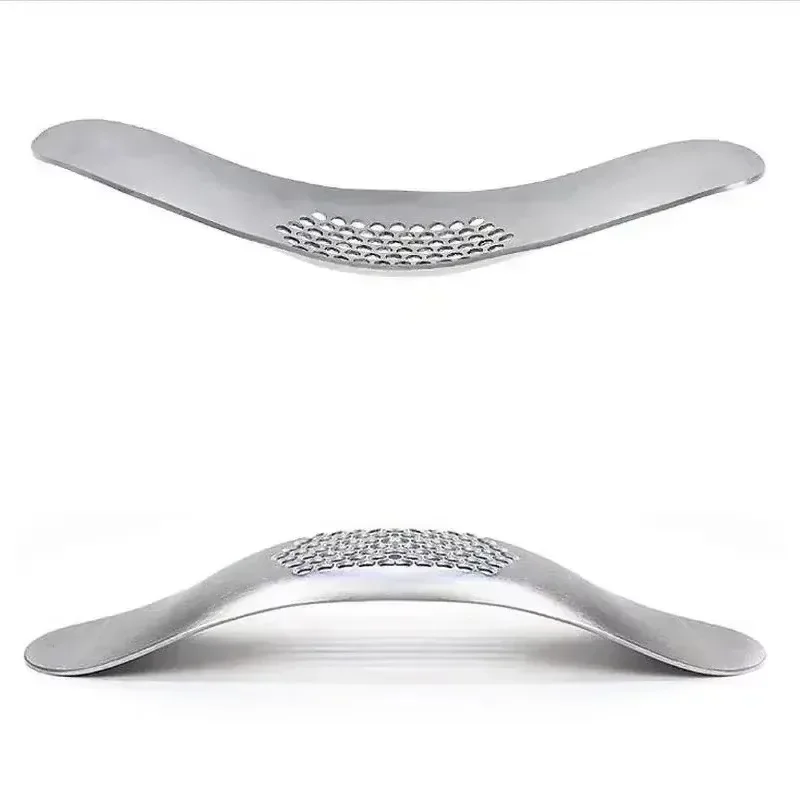 2026 Practical 1Pc Stainless Steel Garlic Press Crusher Manual Garlic Mincer Chopper Fruit Vegetable Tool Kitchen Accessories