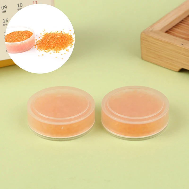 2Pcs Hearing Aid Desiccant Hearing Aid Drying Capsules Cake Dehumidifier Drying Pallet Cochlear Implant Accessories Desiccant