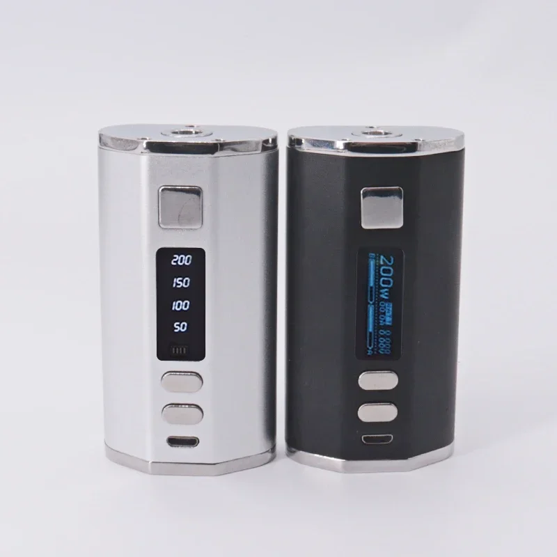 SUB TWO 200W Box Mod Vapor Mod 2200mah Build-in 510 Thread Battery Digital&LED Screen Adjustable Voltage E Cigarette Vape Mod