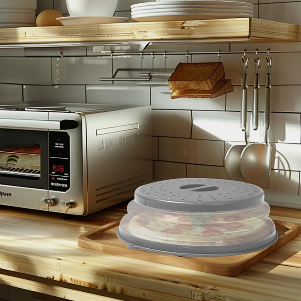 

Microwave Splash Guard, Foldable Microwave Cover with Hook and Hole, Splash Guard for Plates and Bowls, Kitchen Tools, BPA Free