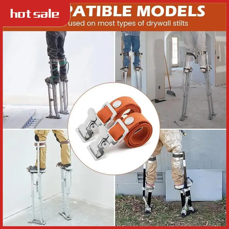 

A74I-Drywall Tilt Straps,Adjustable Leg Straps Drywall Foot Straps Kit,Nylon Leg Retention Straps Replacement Part For Tilt