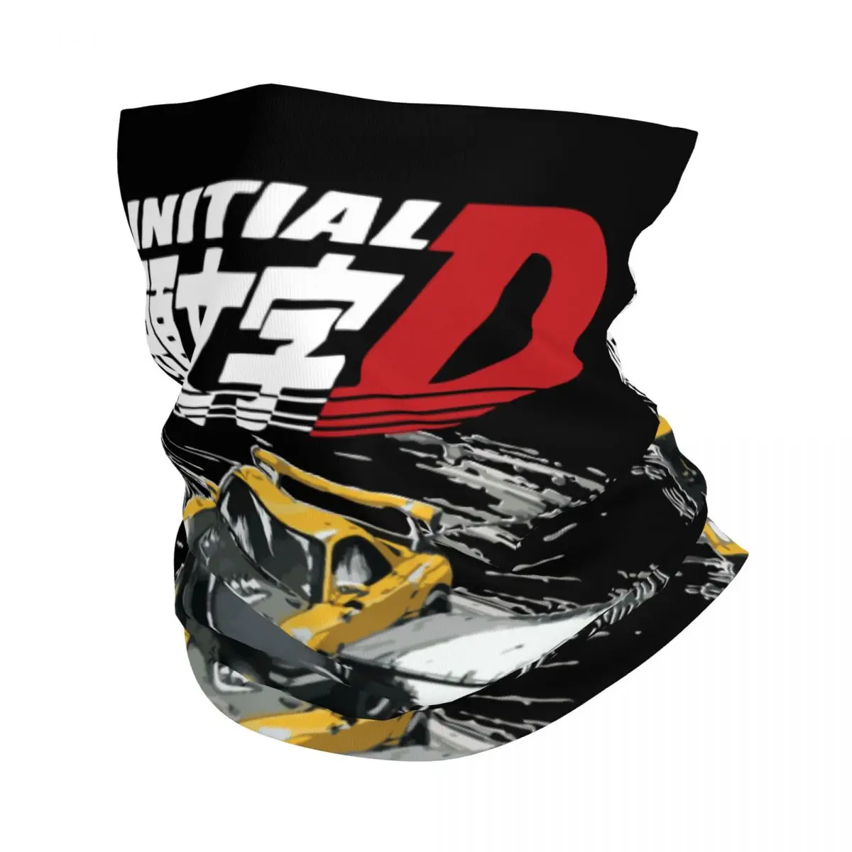 

Initial D Mountain Drift Racing Bandana Neck Cover Printed Anime AE86 Vs FD RX-7 Mask Scarf Balaclava Cycling Adult Washable