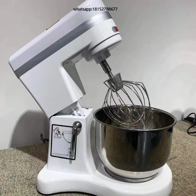 7L Adjustable Speed Customized Color Spiral Food Mixer for Cream Making Egg Beater Low Price