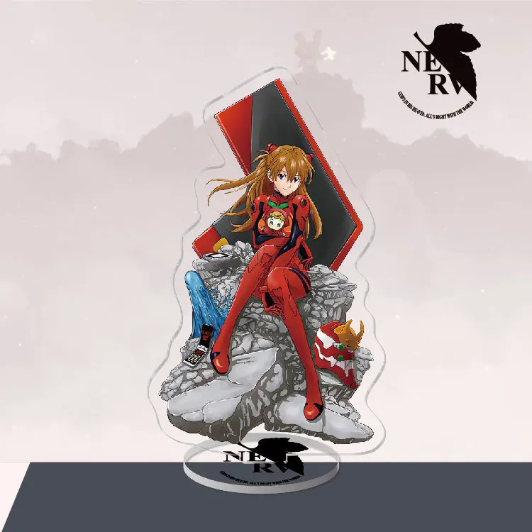 Anime New Century Evangelion Acrylic Stand Model Plate Decoration Desk Figure Display Friends Gift Animation Cartoon Products