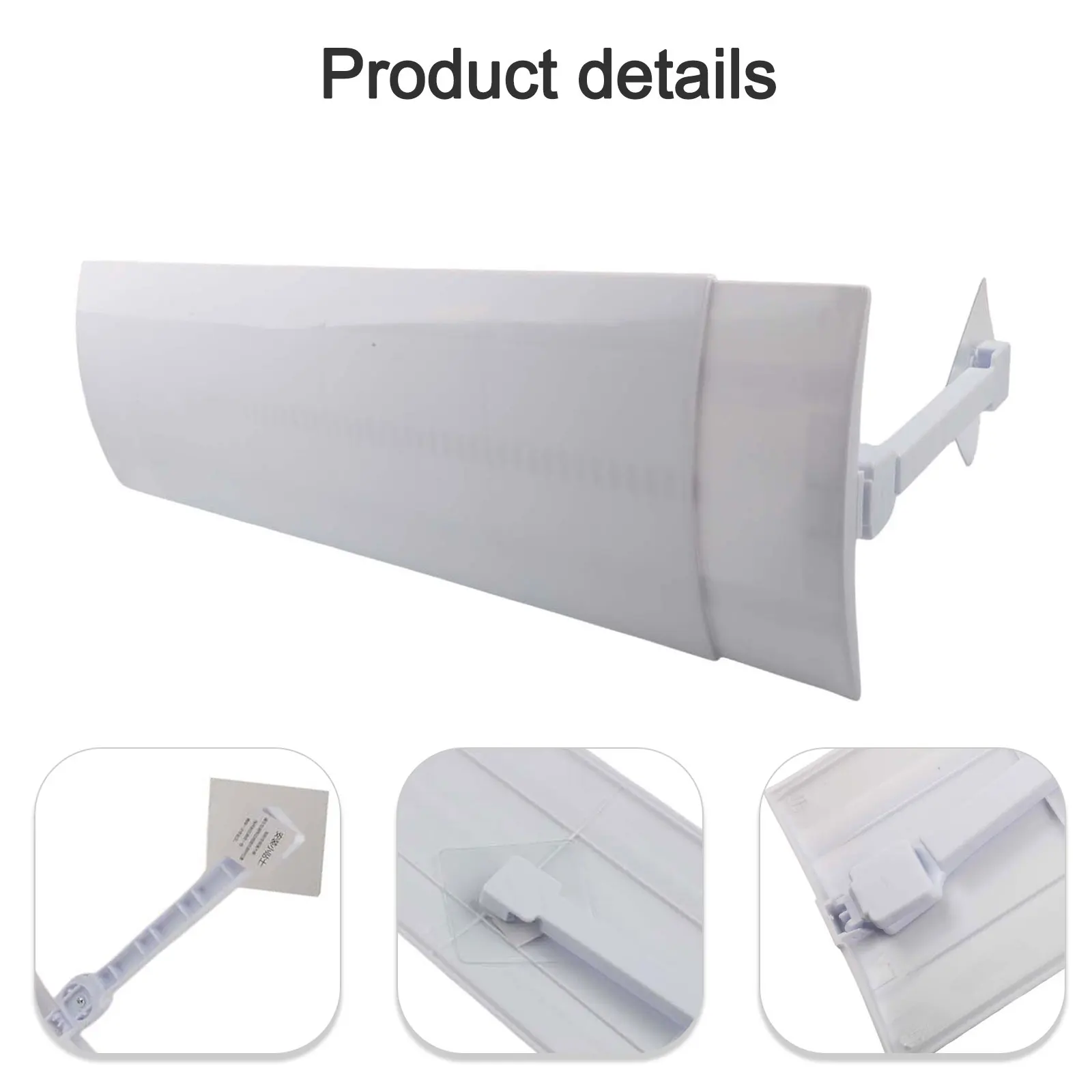 Anti-Direct Blowing Air Conditioning Wind Deflector Wall-Mounted Air Outlet Baffle Confinement Cold Air Guide