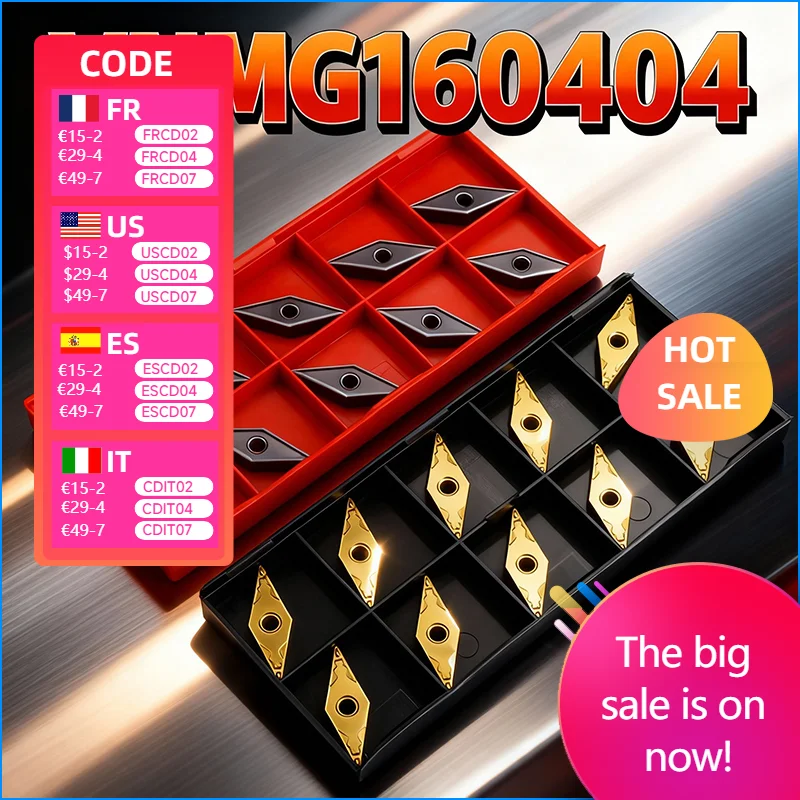 

10 шт. VNMG160404/08 JC600/KT930/H01/YZ15TF твердосплавные вставки внешний токарный инструмент VNMG 16 токарный станок с ЧПУ Инструменты для нержавеющей стали