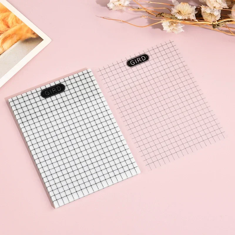 Criativa Transparente PET Memo Pad, Postou-Sticky Notes Planner, Notepad Sticker, Material Escolar, Estudantes Papelaria, 50 Folhas