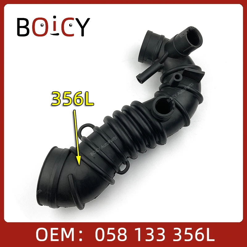 BOICY Turbocharger Air Guide Pipe Vent Hose Intake Duct for 1.8T Passat A6/S6 Superb 058133356L 058133356H 058133356J 058133356A