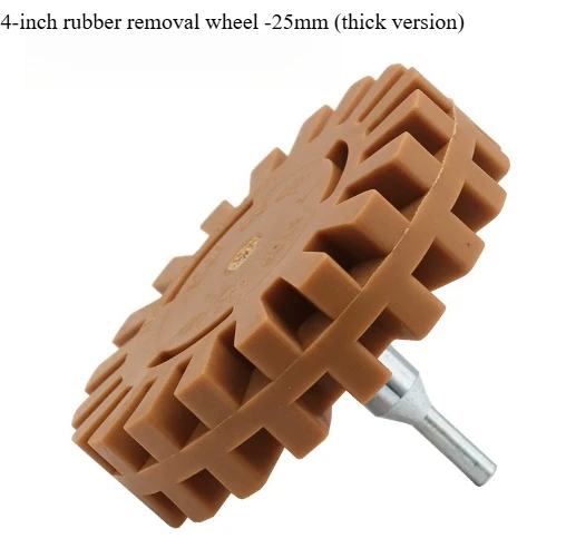 Rubber polishing wheel car tire，4-inch rubber removal wheel Pneumatic rubber removal disc