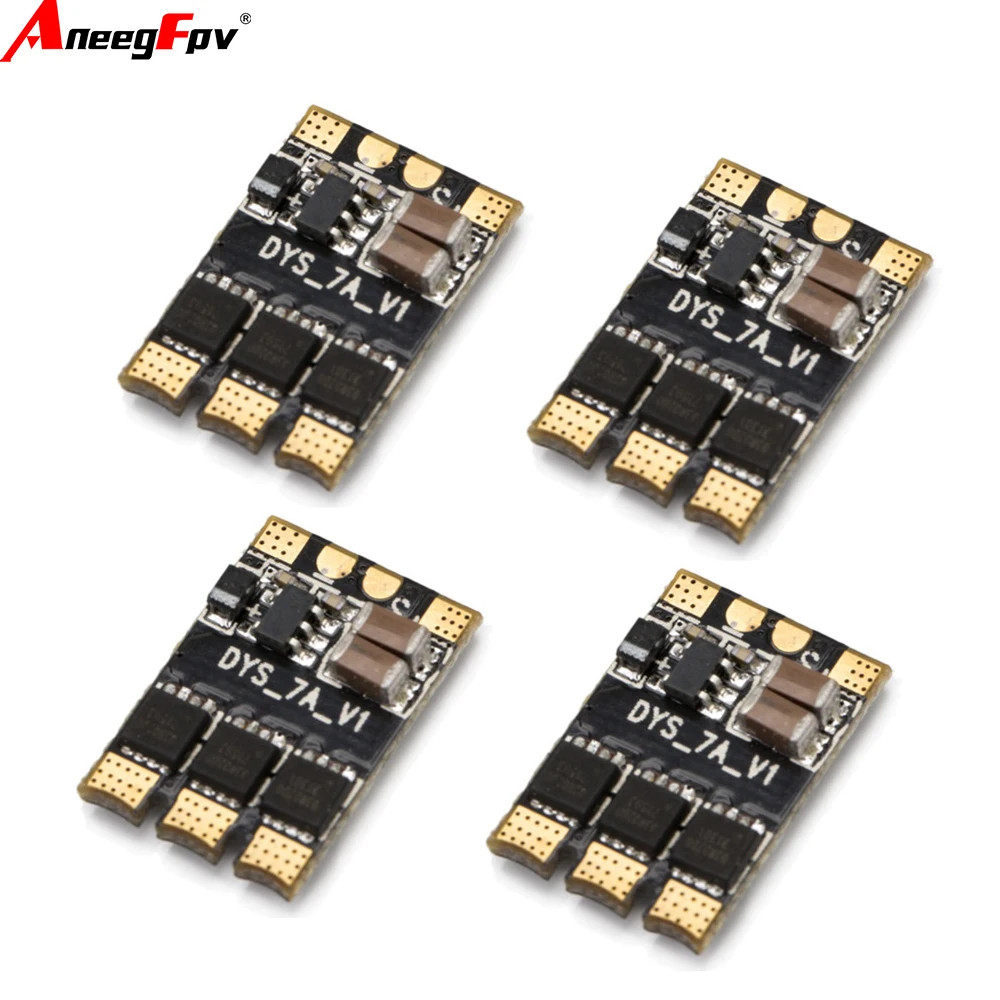 4 / 2 / 1 قطعة XSD7A 1-2s التحكم الصغير في السرعة BLheli_S 7A ESC Dshot600 / Dshot300 / / Oneshot42 / Multishot والضوء المطلي #1
