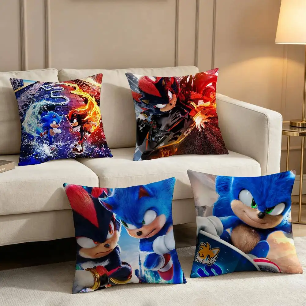 S-SONIC soft Pillow Case for Sofa Living Room Home office Decor Protective Covers