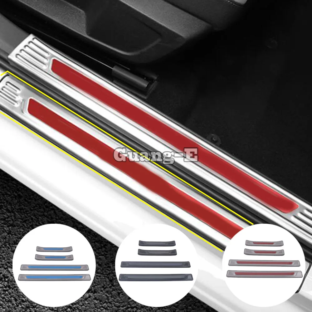

For VW Volkswagen Golf8 Golf 8 2020 2021 2022 2023 Stainless Steel Pedal Door Scuff Plate Cover Threshold Stick External Outside
