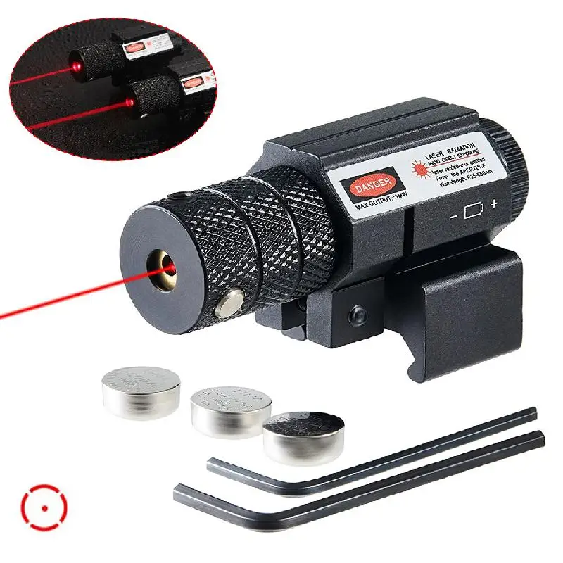 Red Laser Sight Low-Profile Military Rifle Laser Sight With Super Clear And Extra Bright Laser Beam Durable Lightweight Material