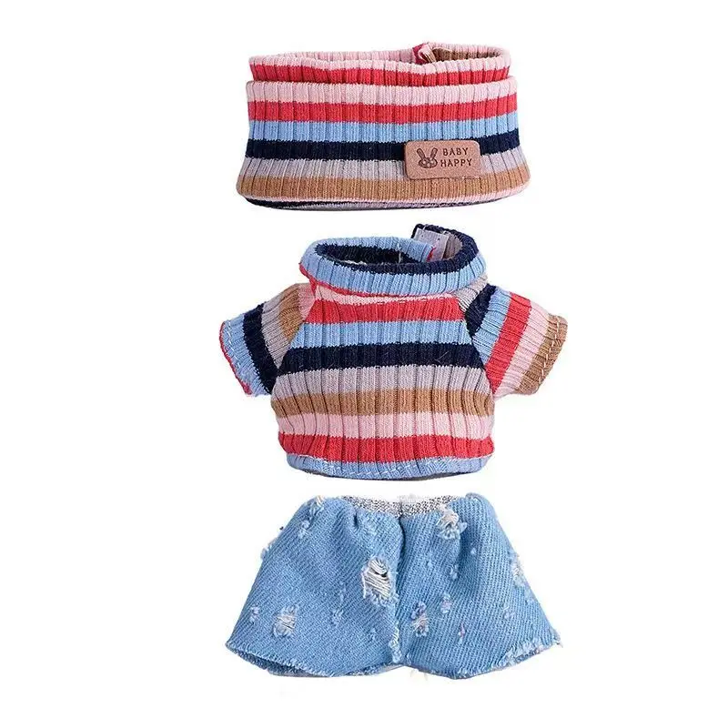 

Кукольный свитер, штаны, комплект обуви для одежды лабу, аксессуары для кукол 17 см, игрушки для девочек, подарок на Рождество и фестиваль, день рождения