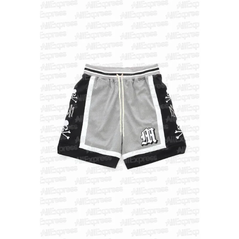 

2025 Summmer New Men's Breathable Comfort Shorts Casual Hip-Hop Style with Geometric Print Drawstring 3D Printed Shorts MOTO