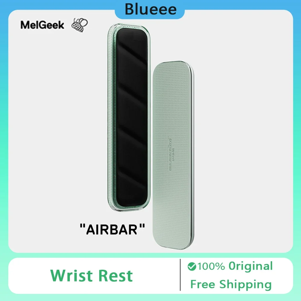 

MelGeek Air Bar Подставка для запястий Механическая клавиатура Подставка для рук Жидкая силиконовая подставка для рук Пользовательская подставка для рук Подушка для рук 60%/65%/75%