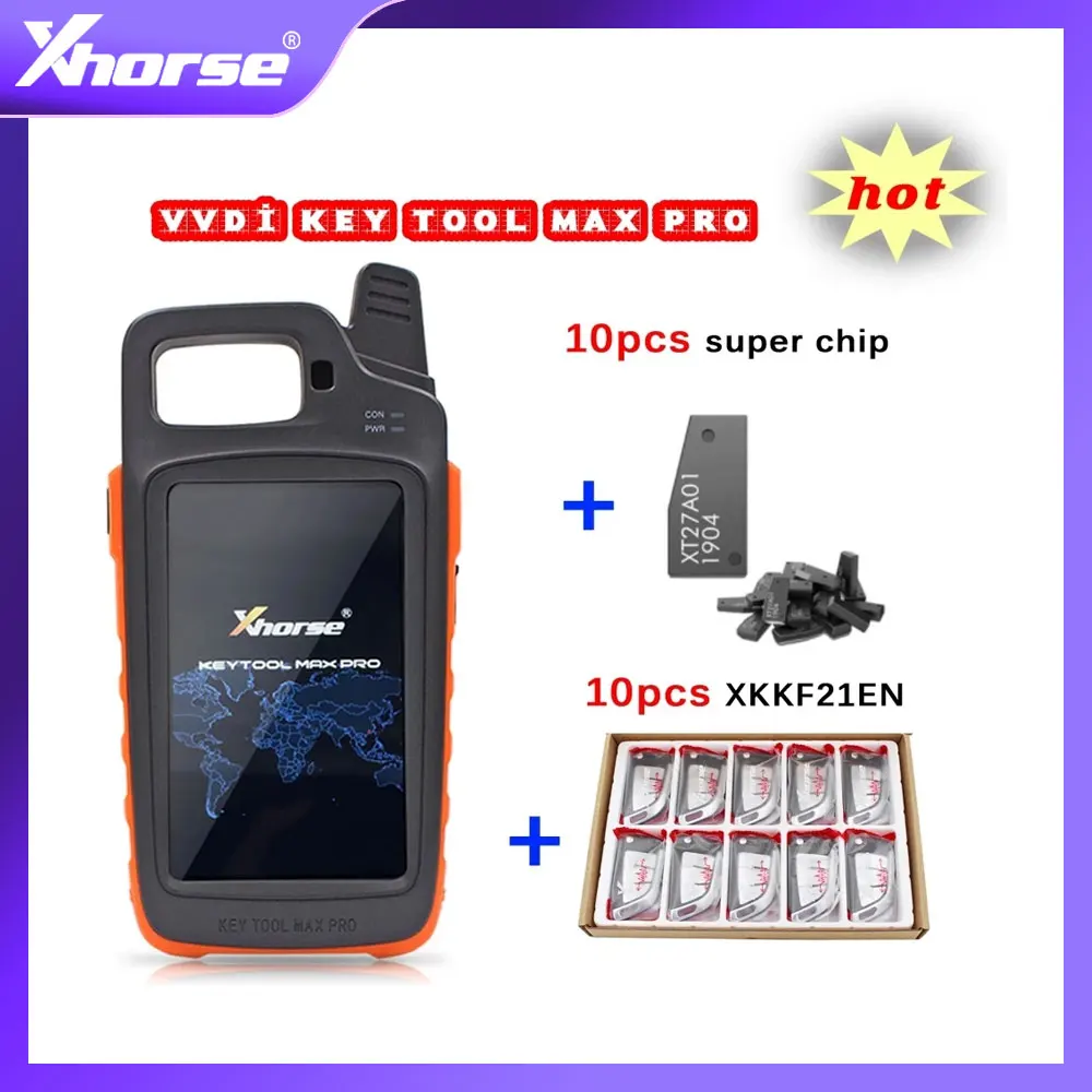 Hot Xhorse VVDI Key Tool Max PRO Combines Key Tool Max and Mini OBD Tool Functions Adds Voltage and Leakage Current Functions