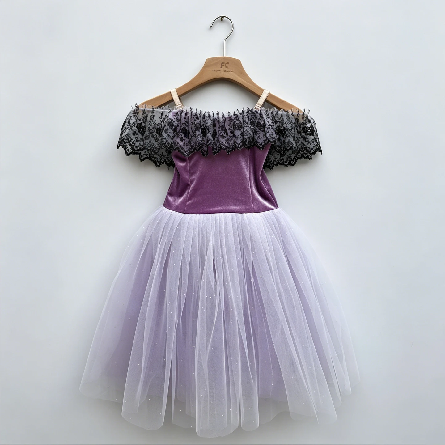 Children's Ballet Skirt Performance Clothing Purple Ballet Tutu Dress Competition Special Dance Long Gauze Skirt Adult Women