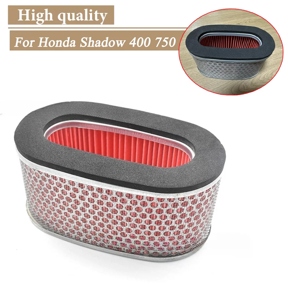 For Honda Shadow 400 750 ACE Deluxe Spirit VT400 VT750 1997- 2001 2002 2003 Motorcycle Replacement Air Filter Intake Cleaner