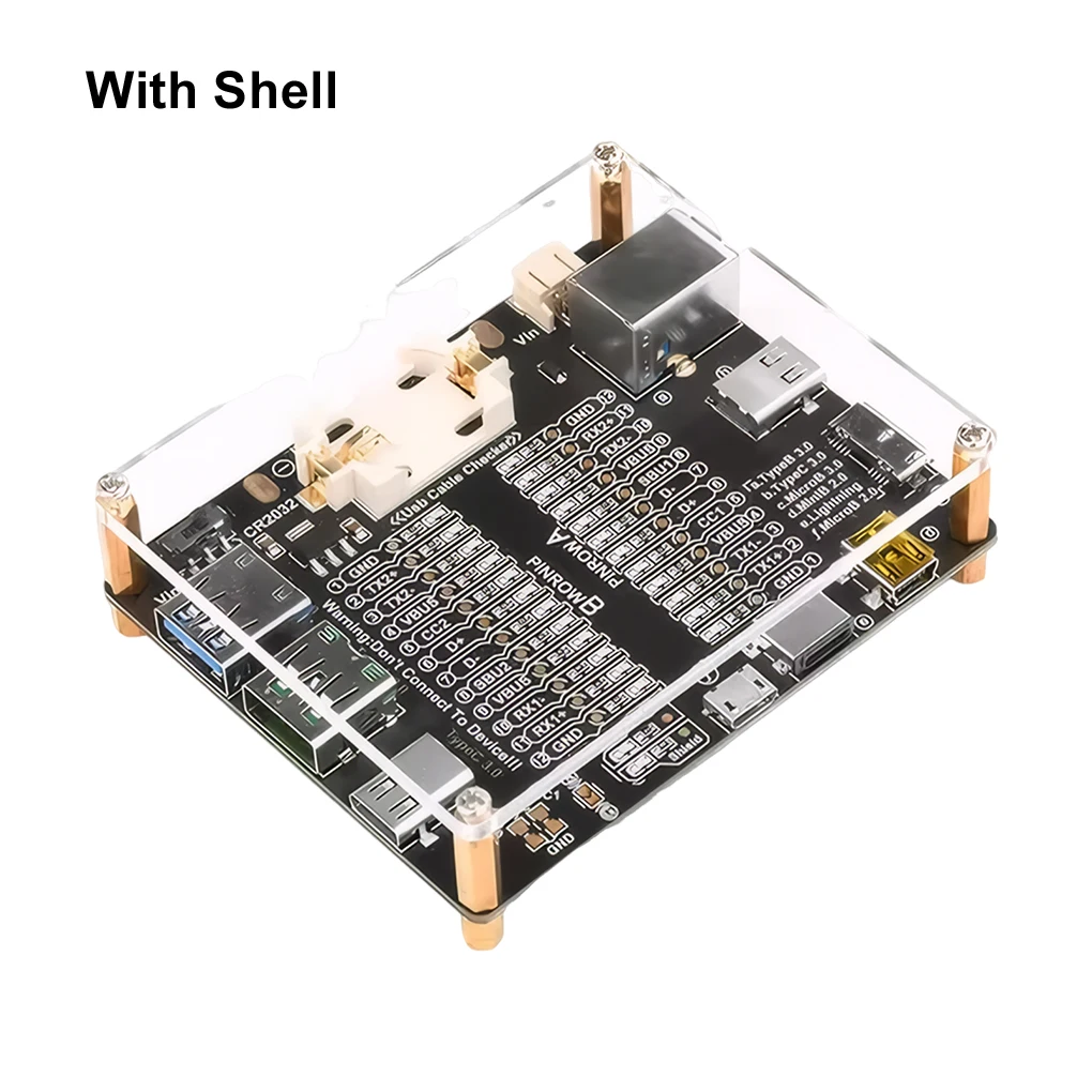 USB Cable Data Line Detection Board Cable Checker USB Cable Tester Short Circuit On-Off Switching For Type-C Test Board Tools