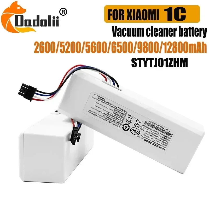 

100% Original Replacement Battery For Xiaomi Robot 1C P1904-4S1P-MM Mijia STYTJ01ZHM Vacuum Cleaner Sweeping Mopping Robot G1