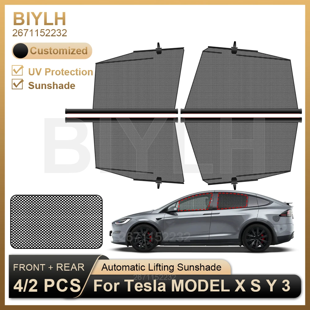 

Car Heat Shield For Tesla MODEL X Side Windshield Sunshade UV Protection Car Shades Customized For MODEL Y 3 X S Car Accessories