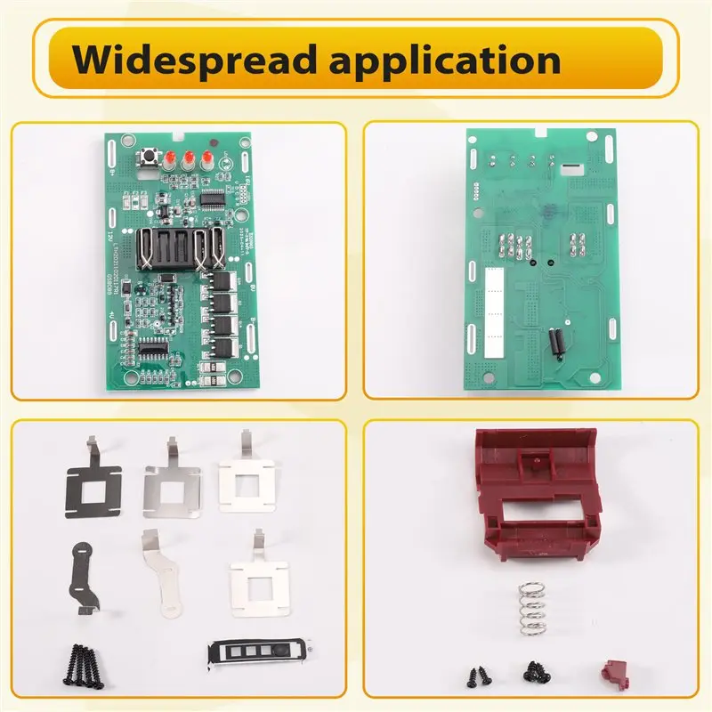 A93E-Replacement Battery Case 10 Cells 18650 Li- For 18V Electric Tool Battery Shell Accessories