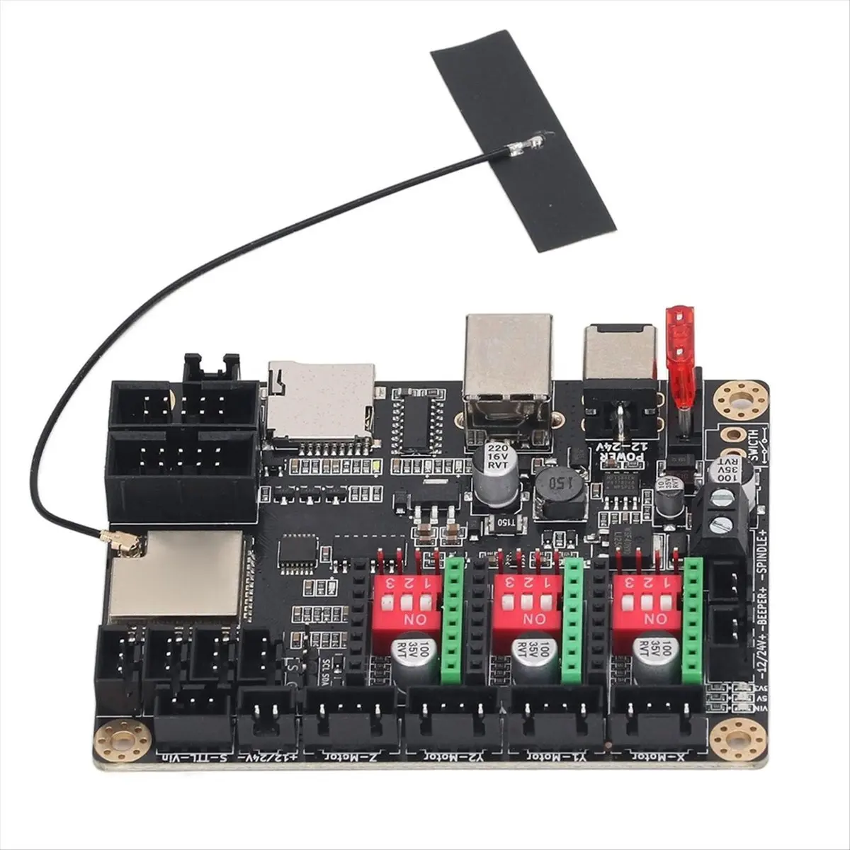 KSOL Laser Engraver Mainboard, Laser Engraver Control Module MKS DLC32 V2.1 32 Bit ESP32 WiFi GRBL DIY Universal Main Board