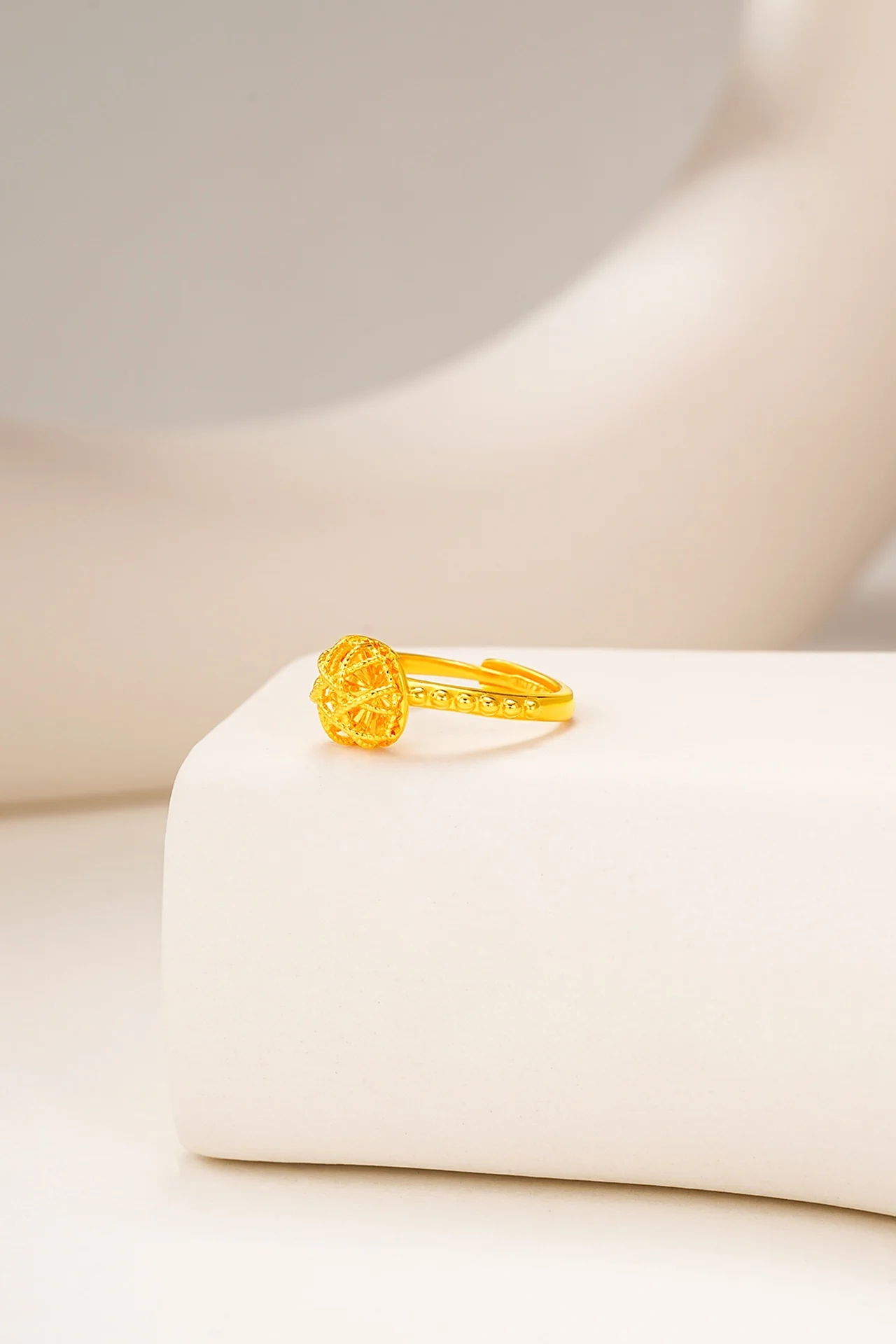 خاتم خطوبة من الذهب عيار 24 قيراط من Lium Gems للنساء قطع مشع مكعب زركونيا 925 خاتم زفاف فضي وعد قابل للتعديل #5