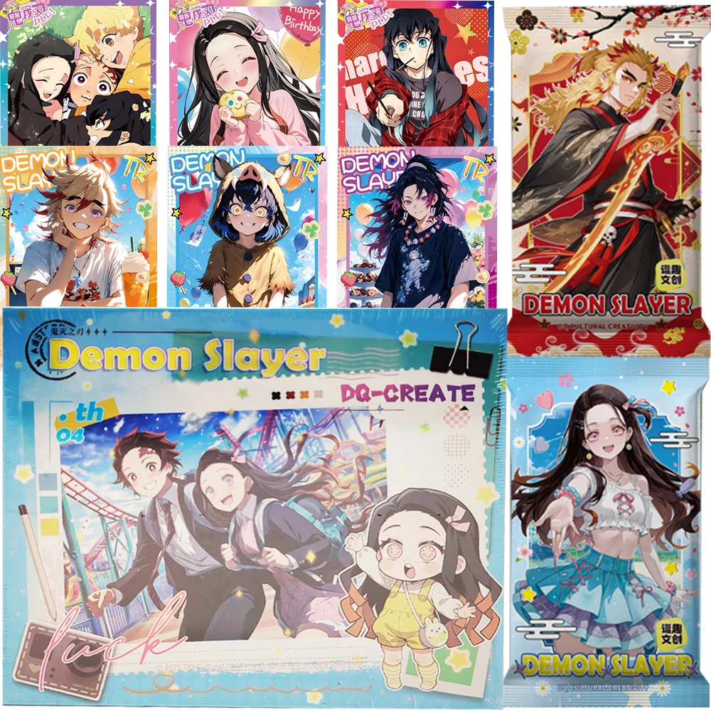 

Demon Slayer Collection Cards Anime Popular Characters Summer Night Concert Fashion Trend Music Cards Children Festival Gifts