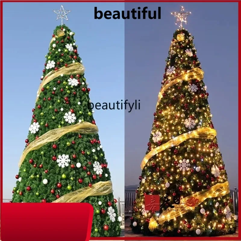 

Large Framed Christmas Tree 4m 5/6/7/8/9/Outdoor Christmas Tree Glowing Ornament H