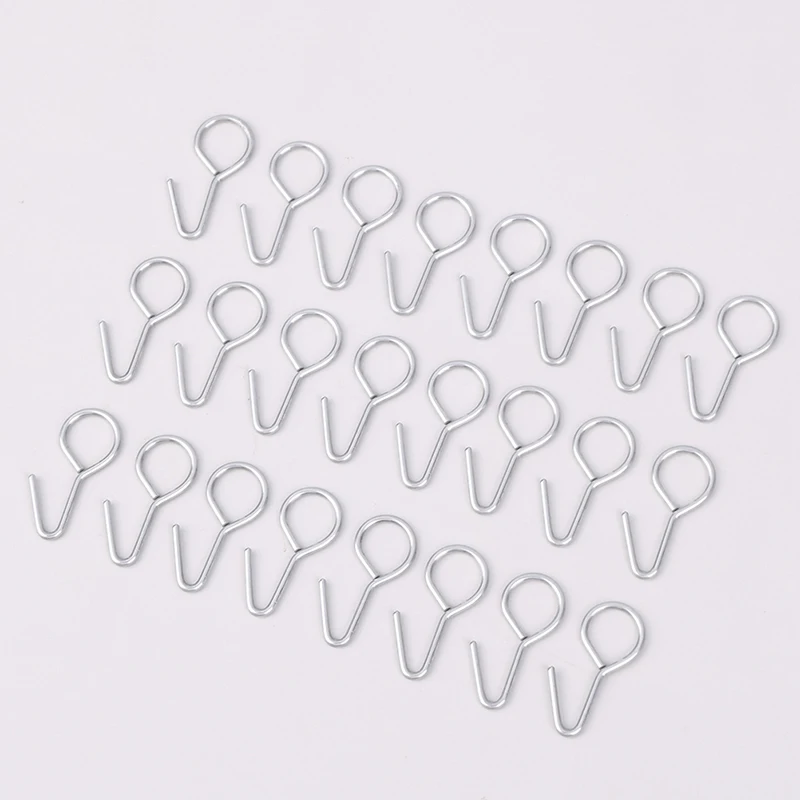 100PCS Multi-functional Car Seat Cover Fixing Hook S Shaped Seat Cover Fastener