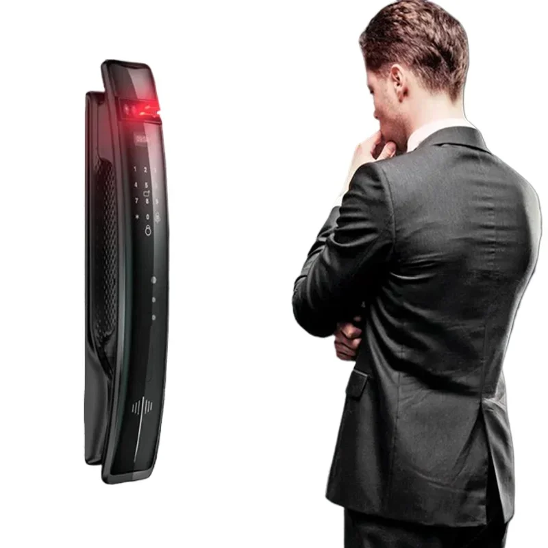 

Fully automatic home WIFI remote visual smart door lock Anti-prying alarm Low battery reminder