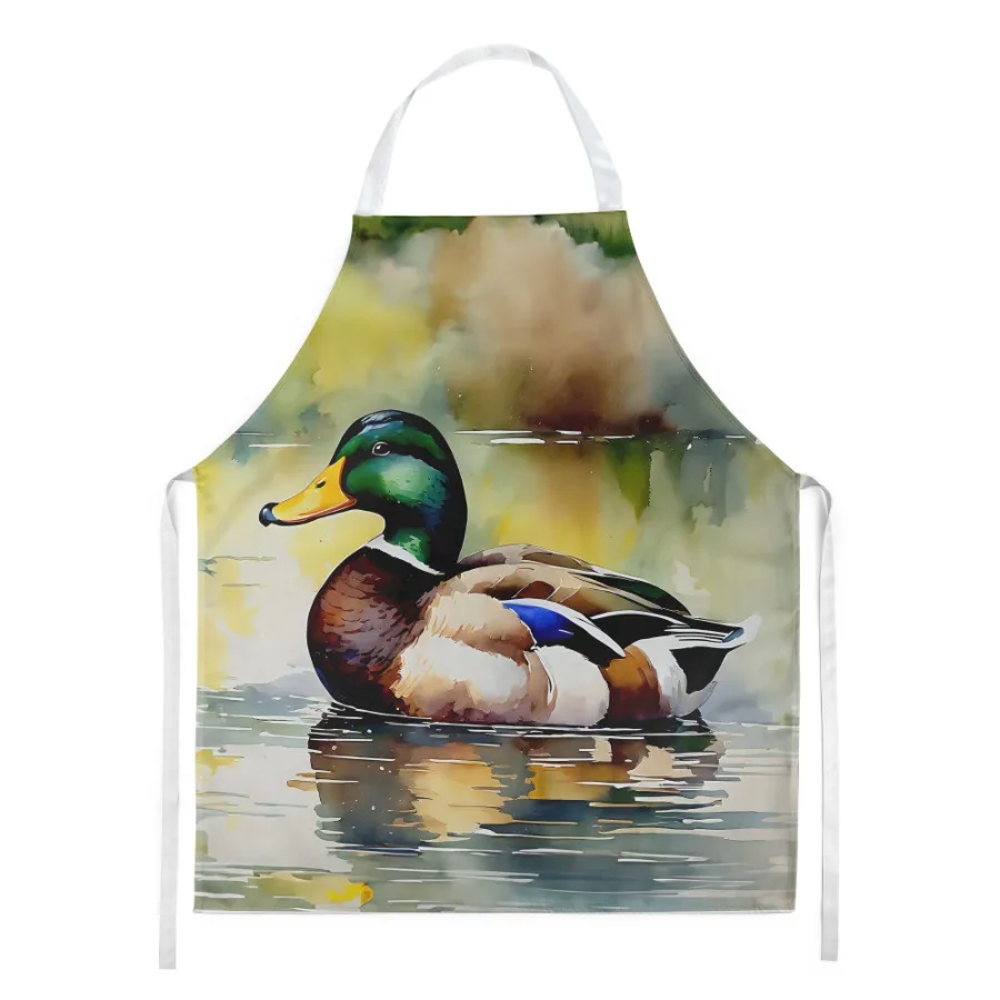 

Mallard Apron Cooking Kitchen Server Baking Crafts Gardening for Adult Women Men Unisex Large Multicolor