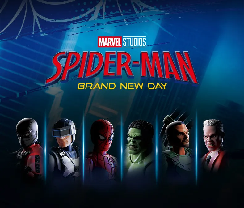 BLOKEES Spider-Man Venom Scarlet Spider Green Goblin Miles Morales Gwen Doctor Octopus Mysterio Scorpion Actionfigur Spielzeug Geschenk – Detail 21