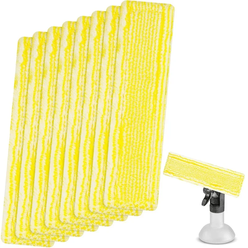 

A21F-8 Pieces Microfiber Mop Replacement For Karcher WV2 WV5 WV6 Plus Premium Window Cleaner (2.633-129.0)