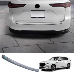 Stainless Steel Accessories For Mazda CX-60 CX60 Trunk Trim Styling Auto 2022-2024 Car Protector Rear Bumper Door Sill Stickers