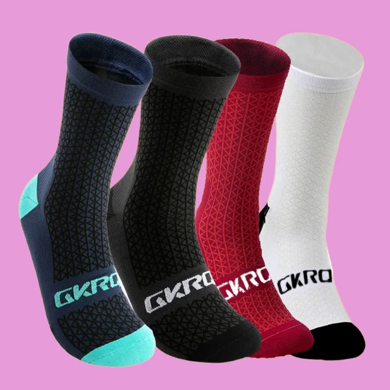 

4 Pairs New Men Women Basketball Socks High Quality Team Cycling Socks Professional Sports Bike Socks Running Socks