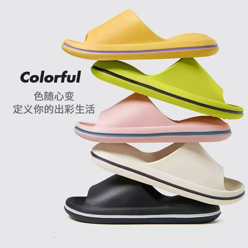 

Thickened Summer Couple's Home Indoor Cool Flip-flops for Women, Fashionable and Simple,Soft-soled,2026 New Anti-odor Flip-flops