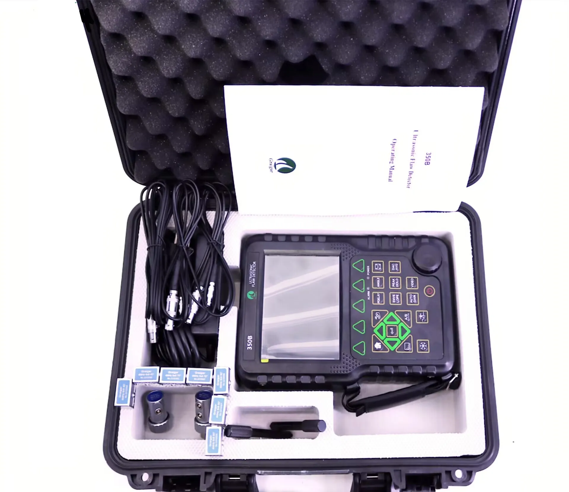 MFD350B  Professional Flaw Detection Ultrasonic Testing Equipment with Color TFT LCD Display and 9 Probes