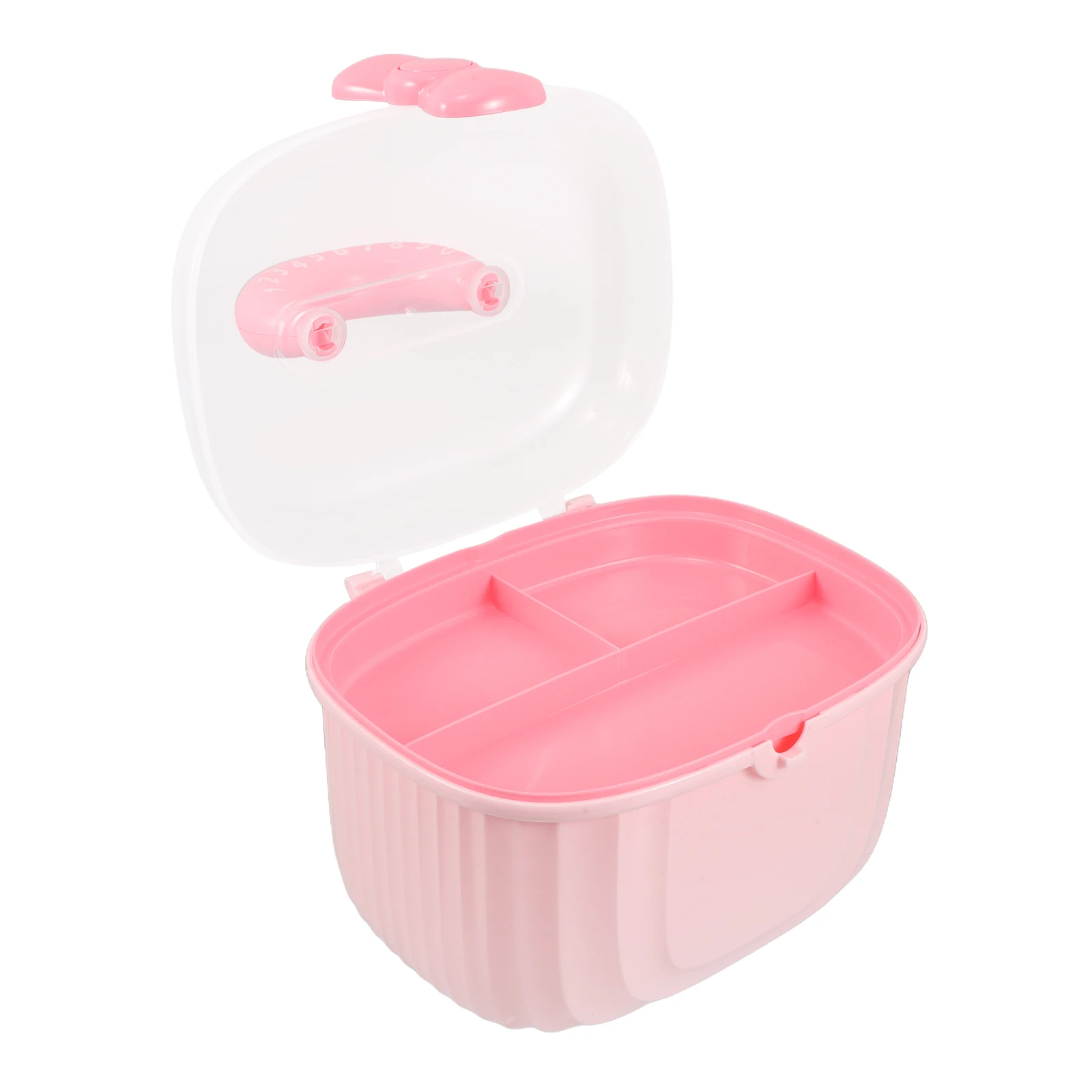 

Butterfly Bow Pink Storage Plastic Jewelry Headb ganizer Girls Hair Ties Holder Makeup ganizer Travel Container
