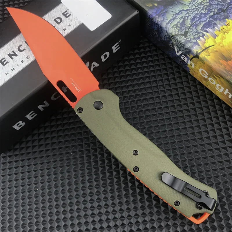 Folding BM 15535 Knife Portable Mini Pocket Knife Outdoor Hiking Camping Cutting Self Defense Durable Multi-fuctional EDC Knife