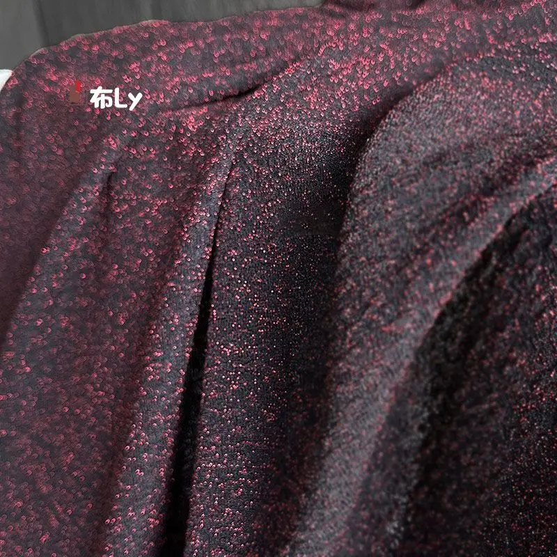 

Grainy soft elastic fabric special jacquard premium dress dress jacket clothing design fabric